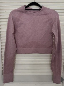 LORNA JANE Ladies Top Size M Dusty Pink Dynamic Seamless Activewear Gym Fitted - Picture 1 of 5