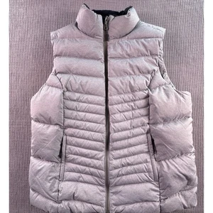 Cabelas Mens XL Puffer Vest Classic Fit Goose Down Filled Gray Full Zip Outdoors - Picture 1 of 8
