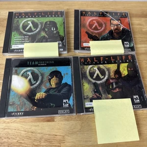 Lote de CD de PC Half-Life, Counter-Strike Team Fortress Classic, Opposing Force Valve - Imagen 1 de 11