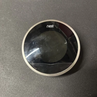 Google Nest 2nd Generation  WiFi Smart Learning Thermostat Stainless Steel - Image 1 of 4