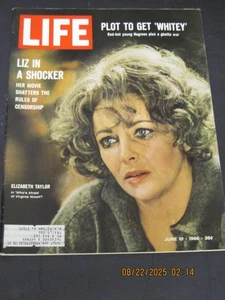 Life Magazine 1966 June 10 Elizabeth Taylor Who's Afraid of Virginia Woolf - Picture 1 of 2