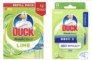 Duck Fresh Discs Lime Refills (12) PLUS Starter Set - Applicator + refills (6) - Picture 1 of 3