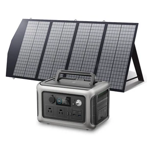 ALLPOWERS 600W Portable Power Station Generator Battery 140W Solar Panel Charger - Picture 1 of 11