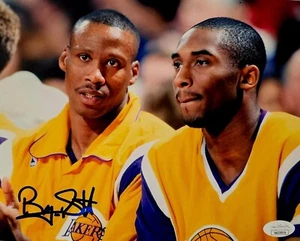 BYRON SCOTT "LAKER GREAT" SIGNED 8X10 PHOTO JSA COA SHOWTIME - Picture 1 of 2