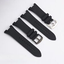 Soft Silicone Watch Strap Fit For Armani Ax1802 Ax1050 Ax1803 Series 31x14mm