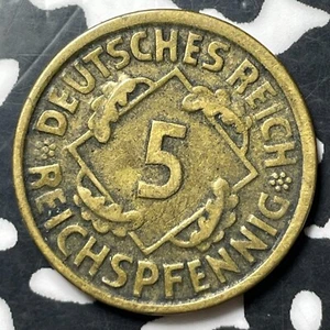 1925-A Germany 5 Pfennig (69 Available) (1 Coin Only) - Picture 1 of 3