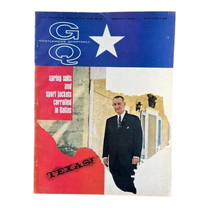 GQ Magazine March 1966 US President Johnson Vintage Gentlemen’s Quarterly USA - Picture 1 of 24