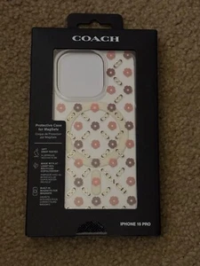 New Genuine Coach Apple iPhone 15 Pro Protective Case for MagSafe - Zdjęcie 1 z 2