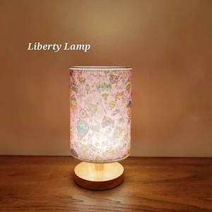 Table lamp living room, Liberty of London Fabric Lamp, Handmade in USA, Small Sz - Picture 1 of 9