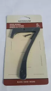 Casa de enlace de zinc sólido 5" casa # 7 (negra) - Imagen 1 de 3