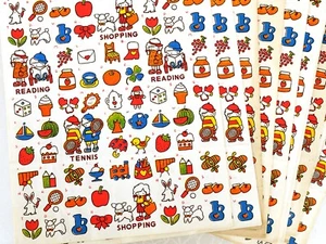 Japanese Vintage! Lot of 11 Paper bag shopping bag cute nostalgic pop showa era - Picture 1 of 18
