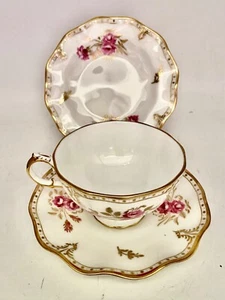 Royal Crown Derby Royal Pinxton Roses Trio Unused 6 Available - Picture 1 of 9