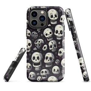 Halloween Cartoonish Skull Expressions Medley Tough Case iPhone® by Trendyz - Picture 1 of 20