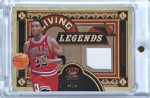 2010 Panini Crown Royale Scottie Pippen #PATCH /499 Game Worn Jersey - Rare - Picture 1 of 4