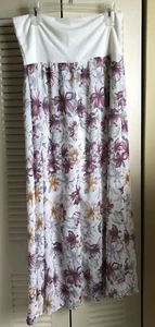 Solitaire NWT Women's Small Maxi Stretch Waist Floral Skirt - Picture 1 of 5