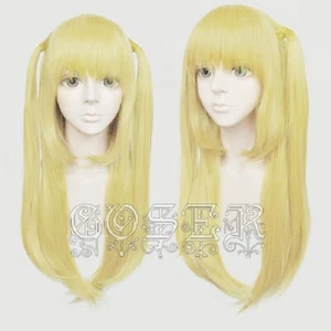 Wig For Cosplay Misa Amane Elina Vance  Game Blonde Long Straight Hair - Picture 1 of 5