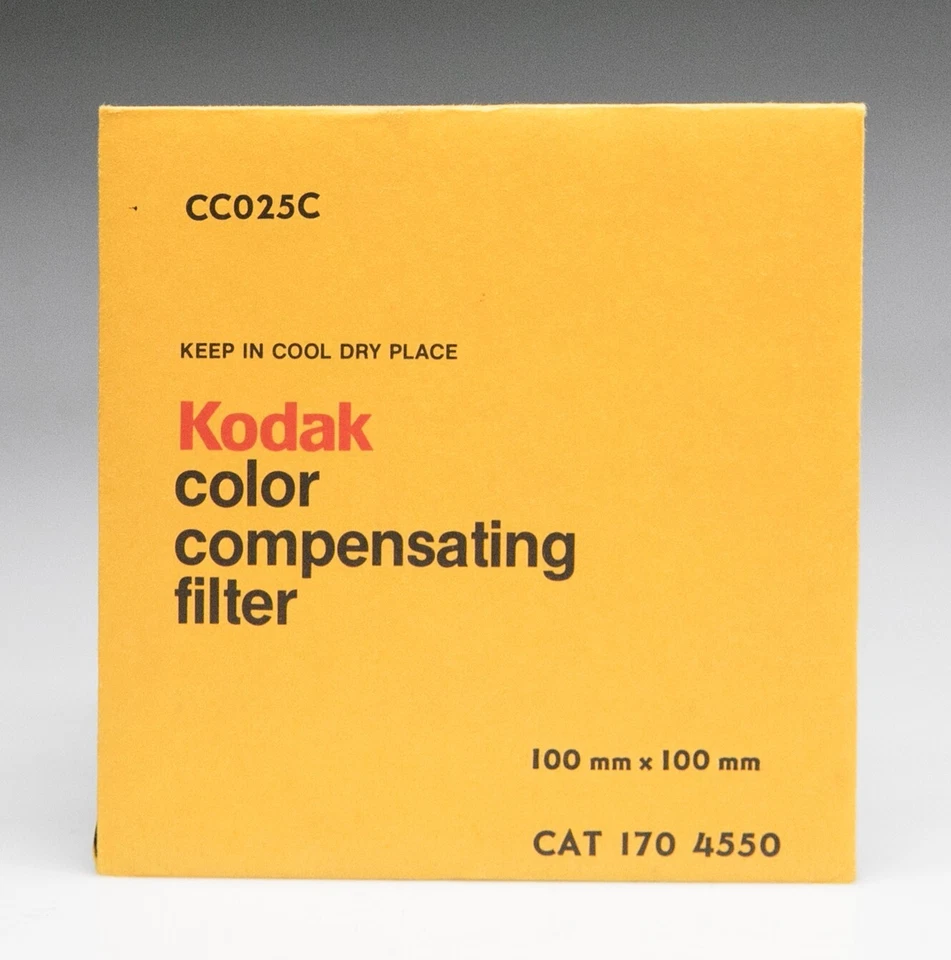 KODAK Color Compensating Filter CC25C 100 Mm X 100 Mm - Image 1 of 1