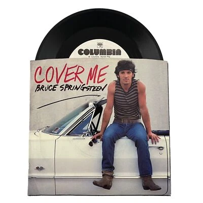 Bruce Springsteen - Cover Me (1984) 7" 45 White Label Record DJ Promo NM - Image 1 of 4