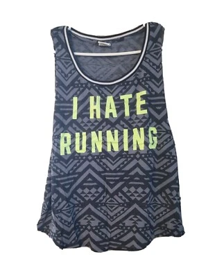 Camiseta sin mangas ROSA Victoria's Secret para mujer junior talla L músculo tribal sin mangas Foto 1 de 4