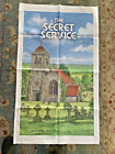 The Secret Service - Cotton Tea Towel by  GRAHAM BLEATHMAN - Gerry Anderson NEW