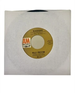 1972 BILLY PRESTON - WILL IT GO ROUND IN CIRCLES & Black Bird 45 RPM TESTED - Imagen 1 de 3
