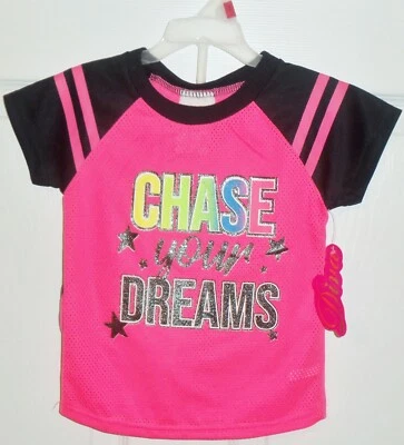 DIVA Conjunto Corto Niñas Pequeñas "CHASE YOUR DREAMS" Talla 2 T NUEVO Foto 1 de 2