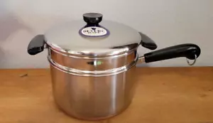 Revere Ware 3 QT Doppia Caldaia Nuova In Scatola 1443 Taglia Rara, Super Rara in NUOVO! - Foto 1 di 16
