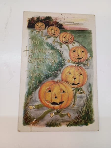 Antique Halloween Post Card - Picture 1 of 2