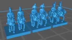 Austrian General and Colonels - 6mm Minis - Picture 1 of 1