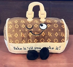 Punchkins Designer Handbag Plushie "Fake It Til You Make It" Purse Plushie Small - Picture 1 of 10
