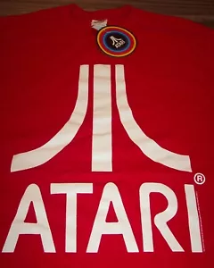 VINTAGE STYLE ATARI Video Game System T-Shirt MENS MEDIUM NEW w/ TAG 80's - Picture 1 of 4