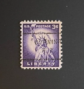 Corning, New York Type 712 Precancel - 3 cents Statue of Liberty - U.S. #1035 NY - Picture 1 of 1