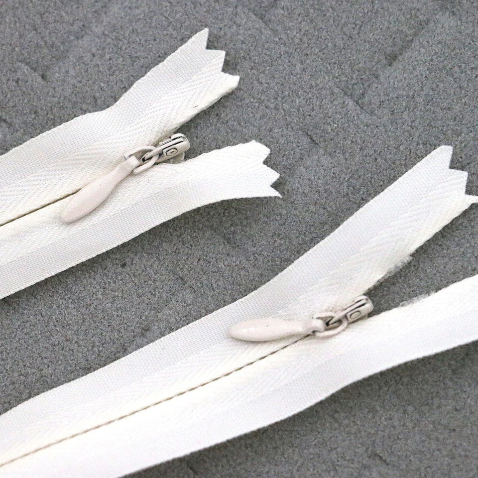 #3 Invisible / Concealed Nylon Coil Closed-End Zippers US Seller - Image 1 of 1