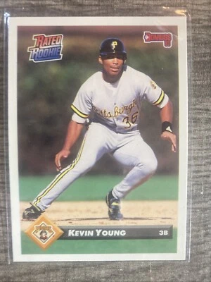 1993 Donruss Kevin Young #452 Pittsburgh Pirates - Image 1 of 2