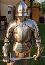Medieval Steel Larp Roman Half Body Armor Suit Knight Full Suit Open