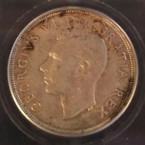 1951 Canadian Silver Dollar $1 Coin, Graded ICG - MS60 (Free Worldwide Shipping)