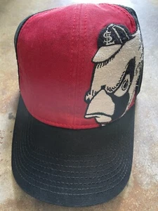 Vintage 90er St Louis Cardinals Logo 7 Druckknopflasche Mütze Kappe Erwachsene Einheitsgröße Muster MLB - Bild 1 von 5