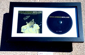 NATALIA LAFOURCADE SIGNED & FRAMED CD JSA COA Hasta La Ruiz - Picture 1 of 4