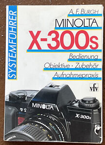 Burgh, Minolta X-300s, Handbuch broschiert, 1990, 184 Seiten