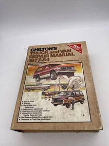 Chilton’s Truck And Van Repair Manual 1977-84 Hardcover shop manual  - Picture 1 of 12