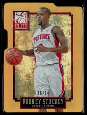 2013-14 Panini Elite Status Gold Rodney Stuckey 06/24 Detroit Pistons #183