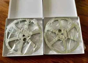 7 Inch Metal Reels Aluminum Pair For Pioneer Reel To Reel RT-707 - Picture 1 of 8
