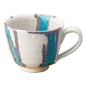 Shigaraki Yaki Ware Japanische Keramik Becher Tasse Gletscher 300ml Marui Seito - Bild 1 von 2