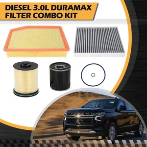 3.0L Duramax Filter Kit - Fuel Oil Cabin Air Filters - Compatible with 2020-on - Bild 1 von 12