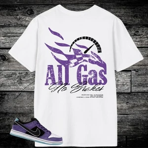 Hayley Wilson Dunk SB Sneaker Match Shirt, Purple Black White Dusty Cactus - Picture 1 of 3