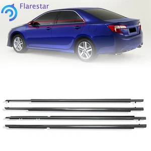 Juego de 4 correas de sellado para molduras de ventana de puerta de coche para Toyota Camry 2007-2011 - Imagen 1 de 16