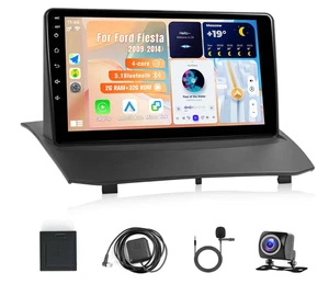 *DAMAGED* Ford Fiesta 2009-2014 9" Android 13.0 Car Stereo Carplay GPS WIFI - Picture 1 of 17