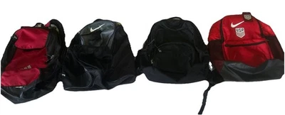 Lote de 4 Mochilas Adidas, Nike, L.L.Bean Escolar Viagem Academia Bolsas Unissex - Imagem 1 de 4