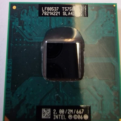 Intel Core 2 Duo Mobile LF80537/T5750 SLA4D Microprocessor 2GHz #B-368-01 - Image 1 of 3