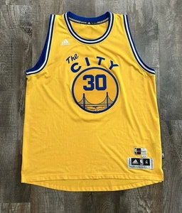 Adidas Steph Curry Golden State Warriors Swingman Jersey Sz XL +2 - Picture 1 of 8